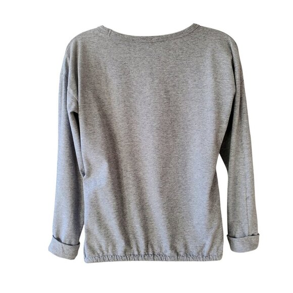 MICHAEL KORS LOGO DRAWSTRING LONG SLEEVE TOP SIZE XS - Picture 4 of 8